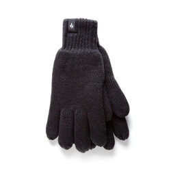 Heat Holders Men's Gloves with HeatWeaver Thermal Lining - Black