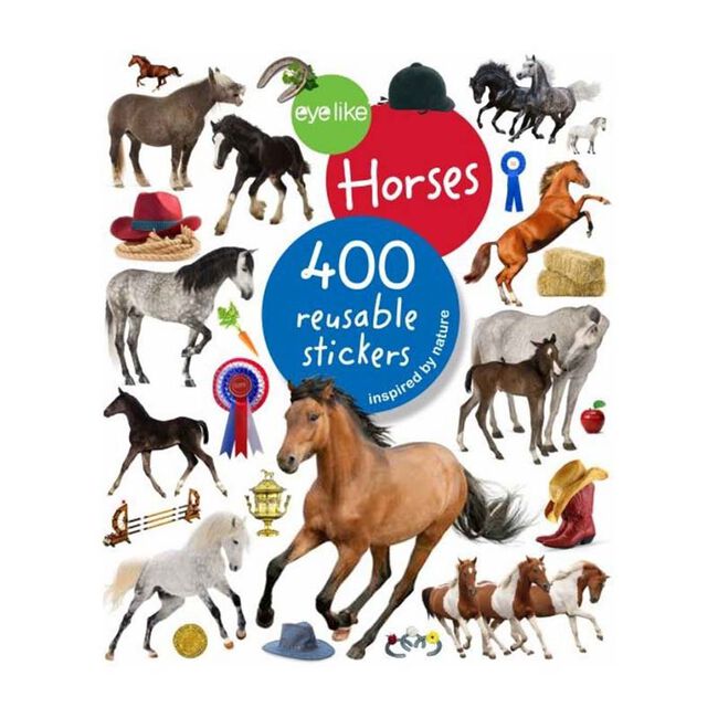 Eyelike Stickers: Horses Reusable Sticker Book image number null