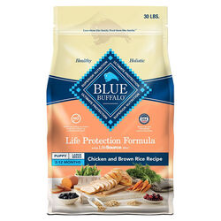 Blue Buffalo Life Protection Formula Large Breed Puppy Formula - Chicken & Brown Rice Recipe - 30 lb