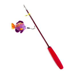 FabCat Gone Fishing Teaser Cat Toy