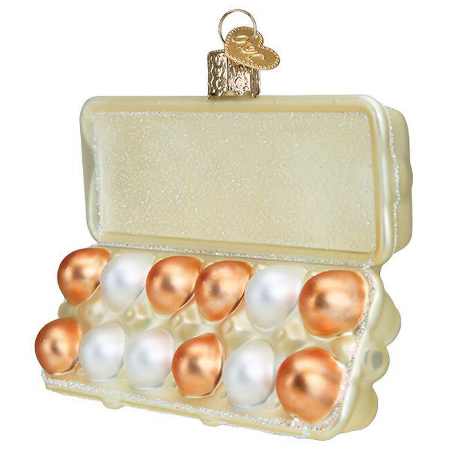 Old World Christmas Egg Carton Ornament image number null
