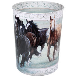 Horse Theme Waste Basket/Ice Bucket