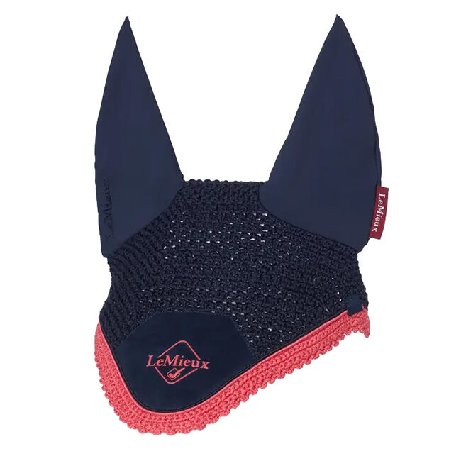 LeMieux Classic Ear Net - Navy/Cranberry image number null