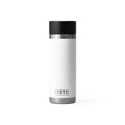 YETI Rambler 18 oz Bottle with HotShot Cap - White