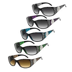 AWST Women's Western Concho Sunglasses - Assorted