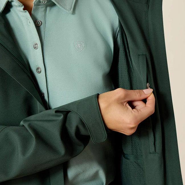 Ariat Women's Coastal Waterproof Jacket - Monstera image number null