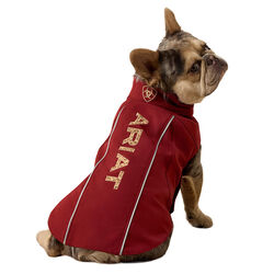 Ariat Team Softshell Dog Jacket - Syrah Leopard