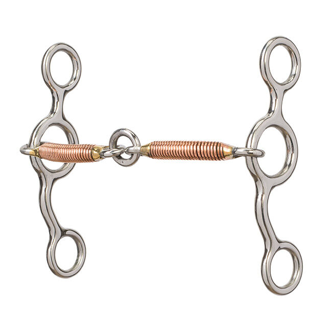 Weaver Equine All Purpose Bit with Sweet Iron Copper Wire Mouth & Center Ring image number null