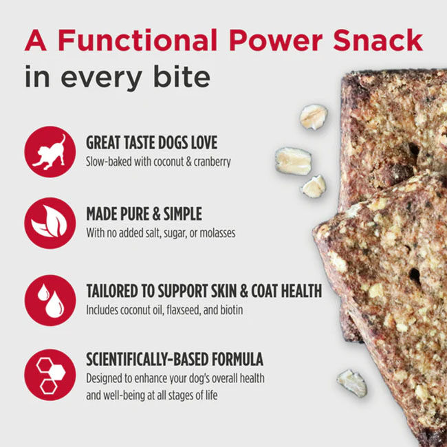 Nulo Functional Granola Bars for Dogs - Immune Support Daily Defense - 10 oz image number null