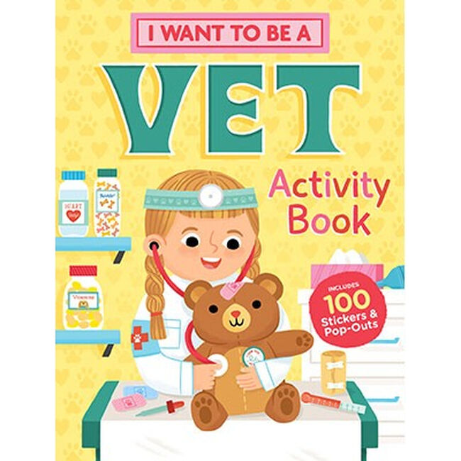 I Want To Be A Vet: A Children's Activity Book image number null