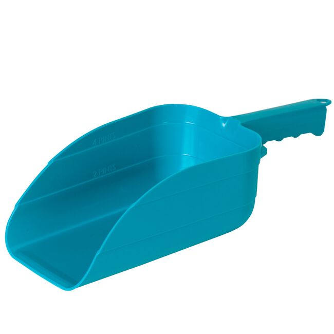 Little Giant 5 Pint Plastic Feed Scoop Teal image number null