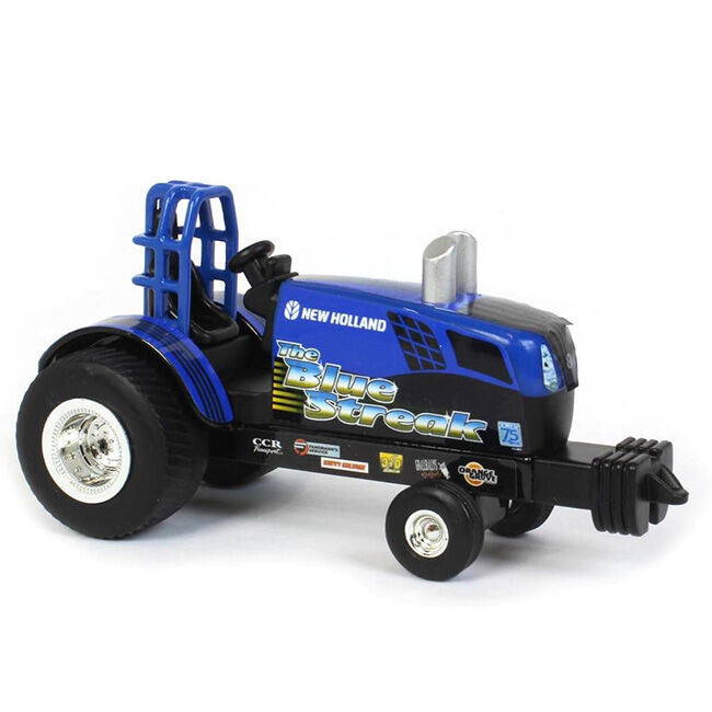 ERTL New Holland 1:64 Blue Lightning & Blue Streak Pulling Tractor Toy - Assorted Designs image number null