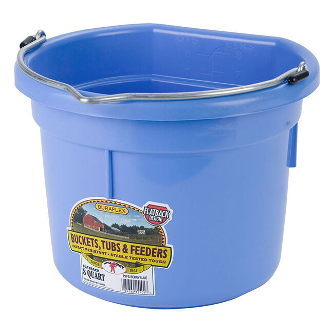 Little Giant DuraFlex Flatback Bucket - 8-Quart Capacity image number null