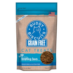 Buddy Biscuits Grain-Free Cat Treats - Tempting Tuna - 3 oz