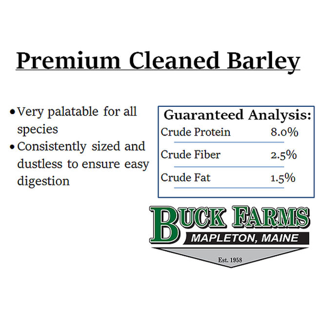 Buck Farms Barley Feed The Cheshire Horse