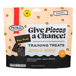 Primal Give Pieces a Chance Training Treats - Beef