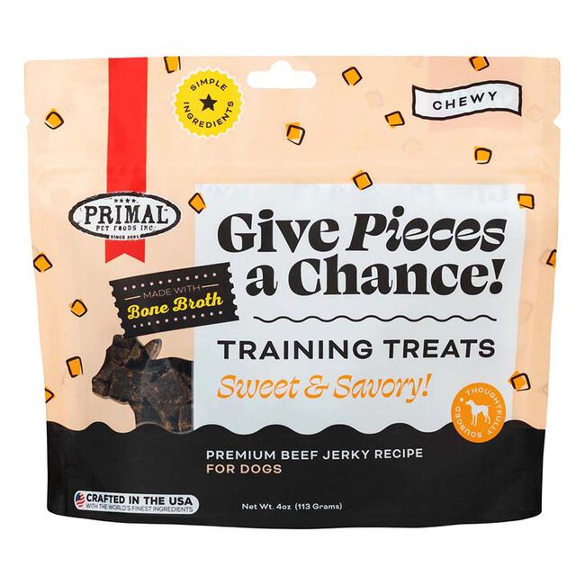 Primal Give Pieces a Chance Training Treats - Beef image number null