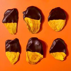 Jouvay Chocolate Dark Chocolate-Dipped Mango - 1/4 lb