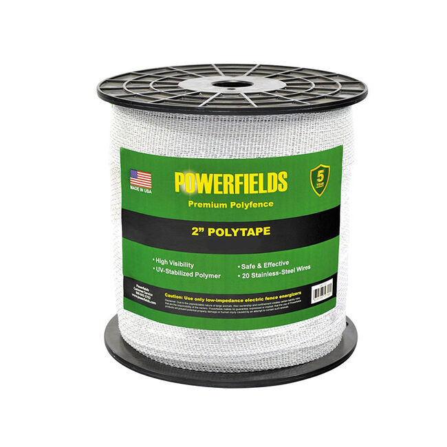 Powerfields 2" Wide 20-Wire Polytape - 500' image number null