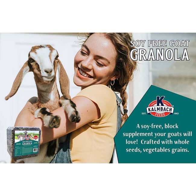 Kalmbach Feeds Soy-Free Goat Granola Block - 20 lb image number null