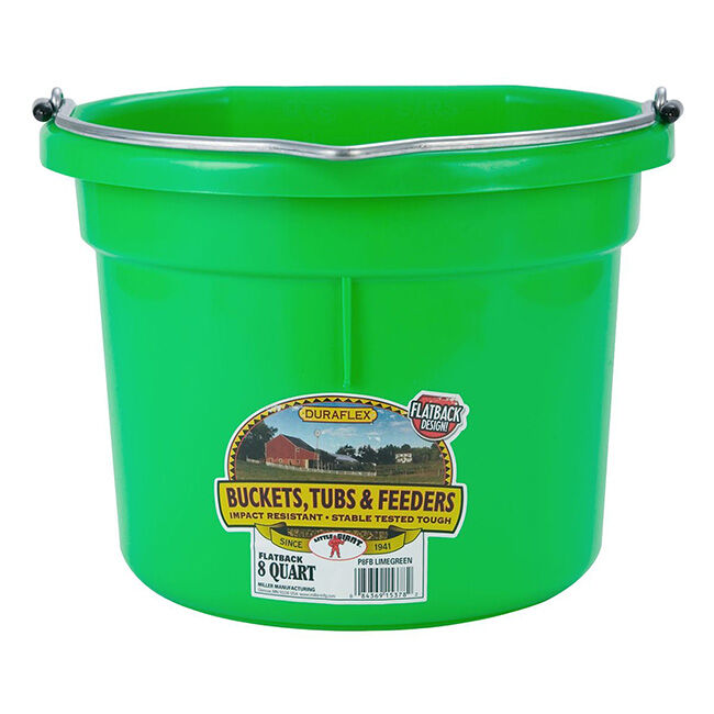 Little Giant DuraFlex Flatback Bucket - 8-Quart Capacity image number null