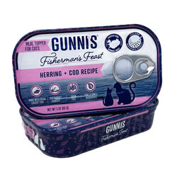 Gunni's Cat Food Topper - Herring & Cod Recipe - 3 oz