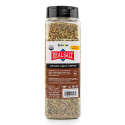 Redmond Life Real Salt Organic Garlic Pepper - 28 oz