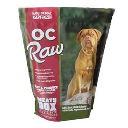 OC Raw Frozen Raw Meaty Rox - Beef & Produce Recipe