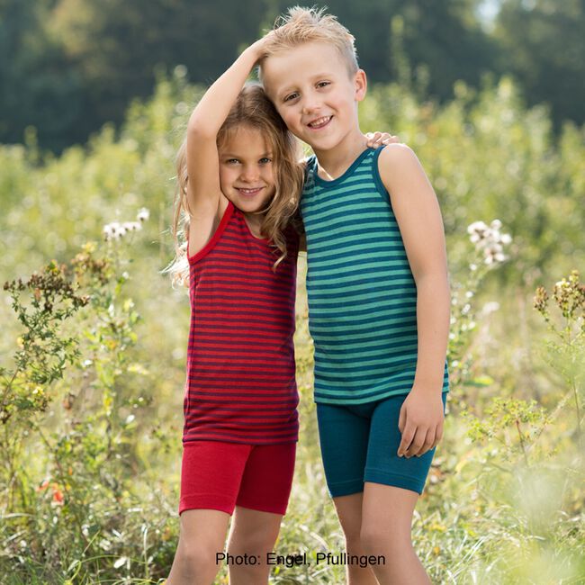 Engel Kids' Tank Top - Wool/Silk Blend - Cherry image number null