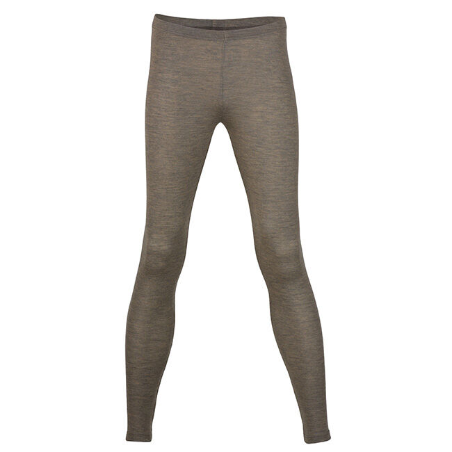Engel Women's Wool/Silk Blend Leggings - Walnut Melange image number null
