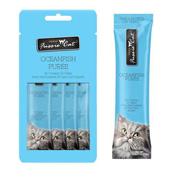 Fussie Cat Puree Ocean Fish - 4 Count