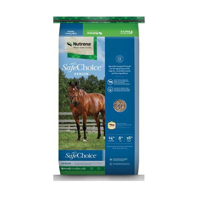 Nutrena® SafeChoice® Senior Horse Feed image number null
