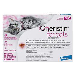 Elanco Cheristin Flea Spot Treatment for Cats