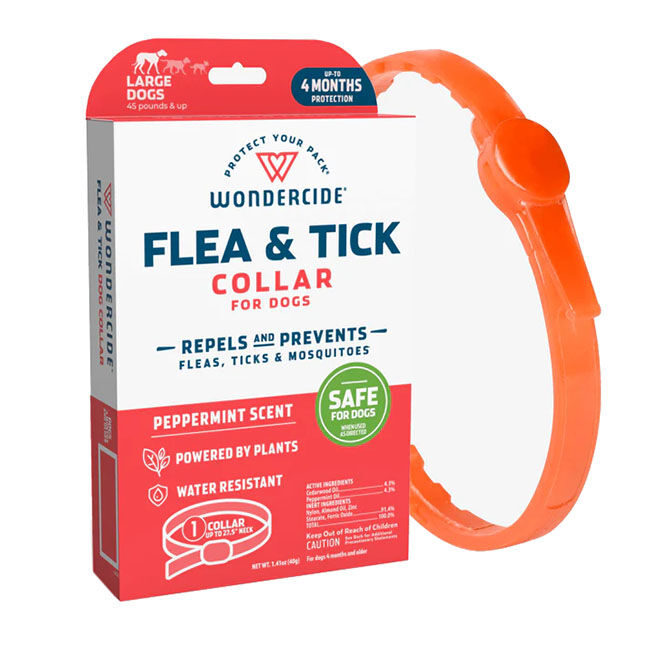 Wondercide Flea & Tick Collar for Dogs with Natural Essential Oils image number null