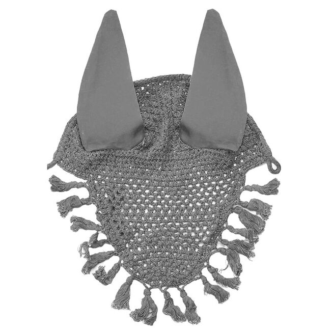 Horse Fare Crochet Ear Net with Tassels image number null