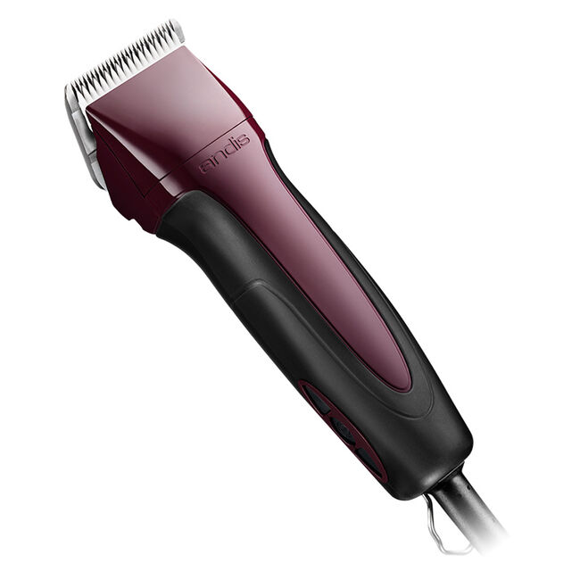 Andis Excel 5-Speed+ Detachable Blade Clipper - Burgundy image number null