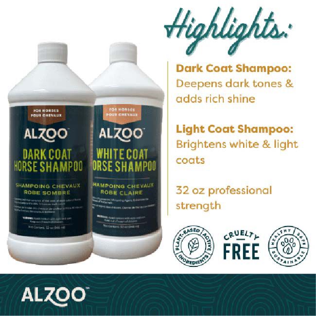 ALZOO White Coat Horse Shampoo - 32 oz image number null