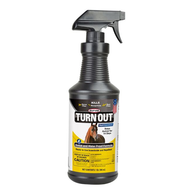 Durvet TURN OUT Sweat & Waterproof Formula Insect Repellent for Equines & Dogs  image number null