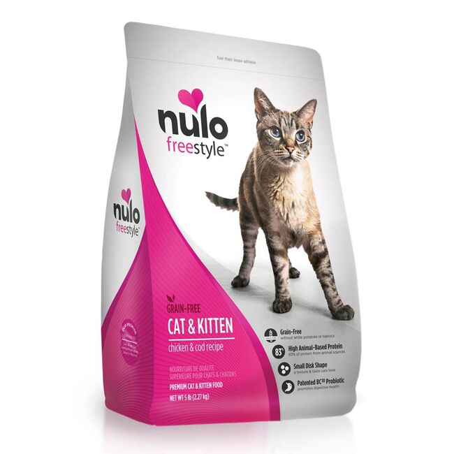 Nulo FreeStyle High-Protein Kibble for Cats & Kittens - Chicken & Cod Recipe image number null