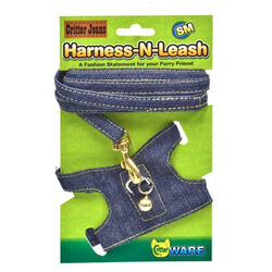 Ware Pet Products Critter Jeans - Small Animal Harness and Leash