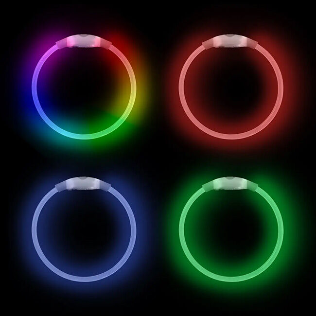 NiteIze NiteHowl Rechargeable LED Safety Necklace for Dogs image number null