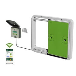 Omlet Smart Automatic Chicken Coop Door with Wi-Fi - Green
