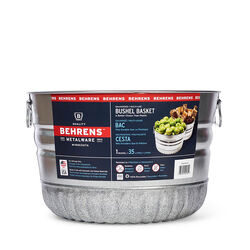 Behrens Galvanized Steel Bushel Basket