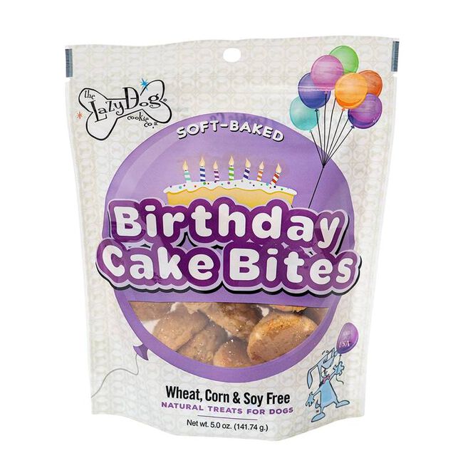 The Lazy Dog Cookie Co. Soft Baked Birthday Cake Bites image number null