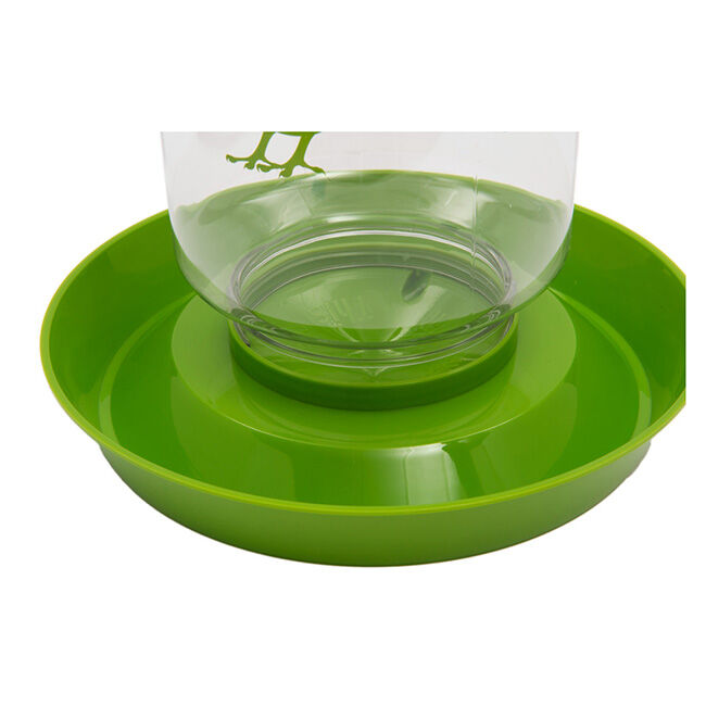 Lixit Chicken Feeder or Waterer with Reversible Base - 128 oz image number null