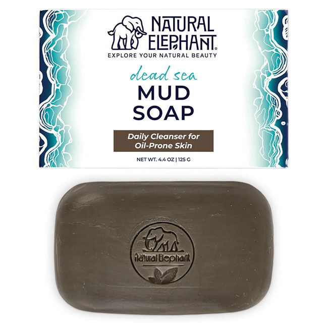 Natural Elephant Dead Sea Mud Soap - 4.4 oz image number null