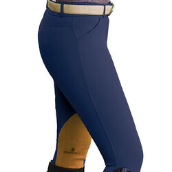 Romfh Women's Willow Knee Patch Euroseat Breech - Navy