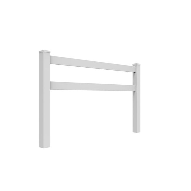 Barrette Outdoor Living Ranch Rail Vinyl Fencing - White image number null