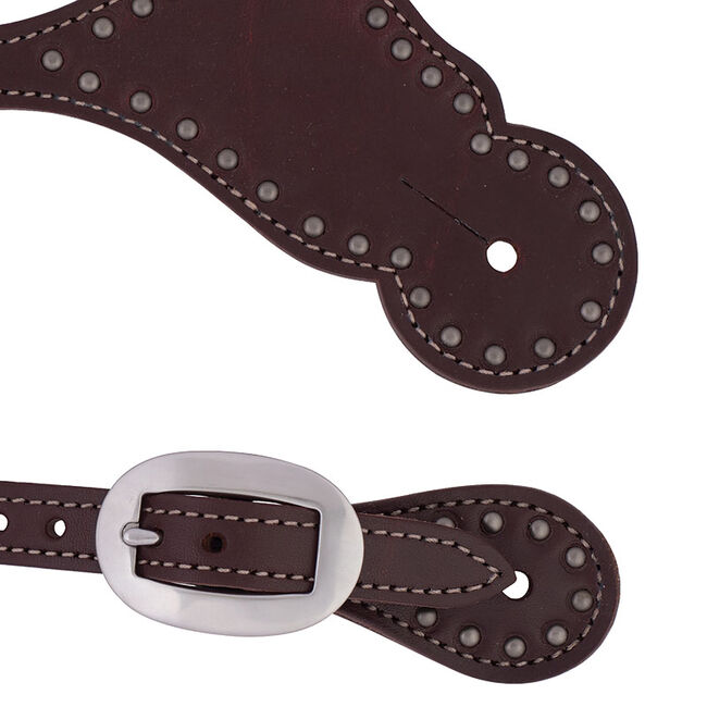 Weaver Working Tack Spur Straps with Spots image number null