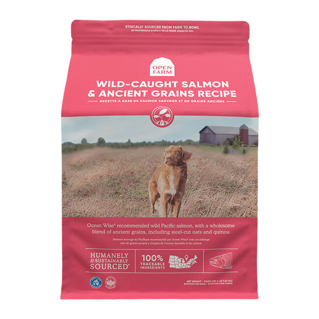 Open Farm Wild-Caught Salmon & Ancient Grains Dry Dog Food image number null